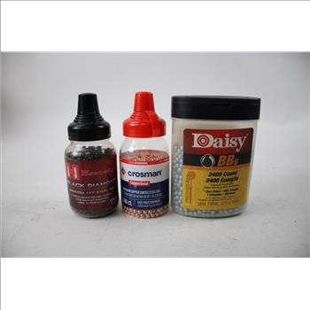 Daisy, Gameface, Monarch, Crosman, Hornady BBs And Pellets Packs, 5 Pieces