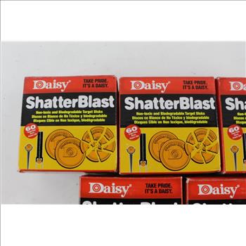 Daisy Shatter Blast Target Disc 60-Packs, 5 Pieces