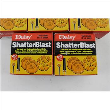 Daisy Shatter Blast Target Disc 60-Packs, 5 Pieces
