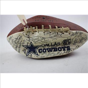 Dallas Cowboys Autographed Football - Dallas Cowboy Cheerleaders