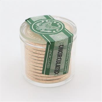 Danbury Mint Uncirculated Presidential Dollars, 1 Roll