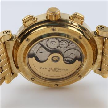 Daniel Steiger 18kt GP Evolution Watch