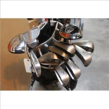 Datrek Golf Bag With Clubs, 14 Pieces