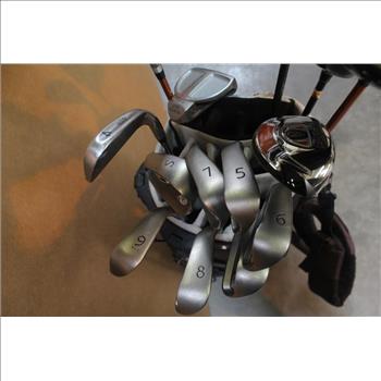 Datrek Golf Bag With Clubs, 14 Pieces
