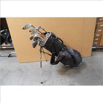 Datrek Golf Bag With Clubs, 14 Pieces
