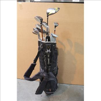 Datrek Golf Bag With Clubs, 14 Pieces
