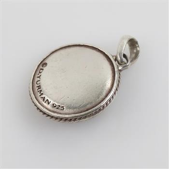 David Yurman Maritime Compass Amulet With Black Stone