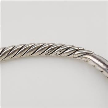 David Yurman Sterling Silver Bangle Bracelet