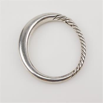 David Yurman Sterling Silver Bangle Bracelet