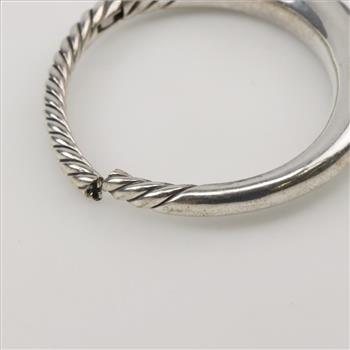 David Yurman Sterling Silver Bangle Bracelet