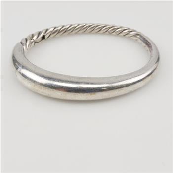 David Yurman Sterling Silver Bangle Bracelet