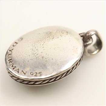 David Yurman Sterling Silver Beetle Pendant