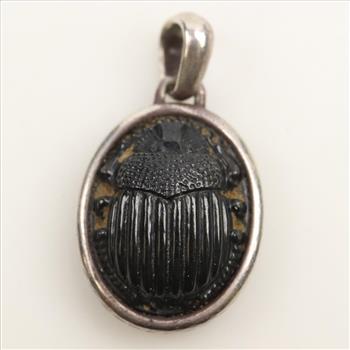 David Yurman Sterling Silver Beetle Pendant