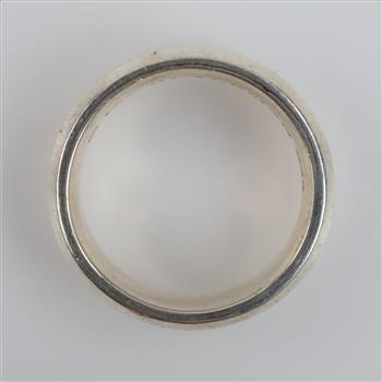 David Yurman Sterling Silver Cable Inset Band