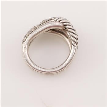 David Yurman Sterling Silver Triple Loop Labyrinth Ring