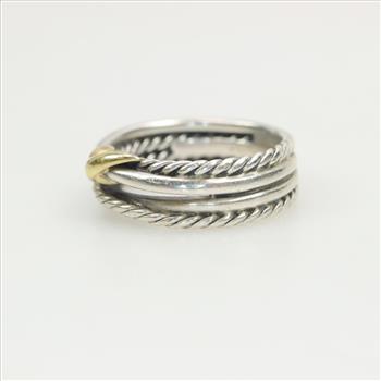 David Yurman Sterling Silver X Crossover Band