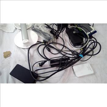 Daylight Lamp, Tech Rebellion Portable Charger, And More Electronics Bulk Lot
