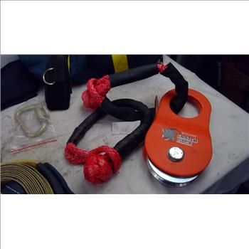 DBI Sala Tool Bag With Straps, Snatch Block, Carabiner, And More