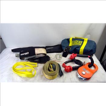 DBI Sala Tool Bag With Straps, Snatch Block, Carabiner, And More