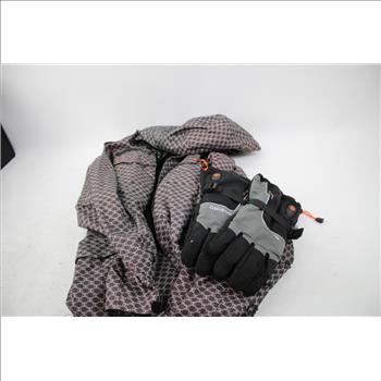 DC ExoTex Series 5000 Jacket, Large, With Wasoto Heated Gloves