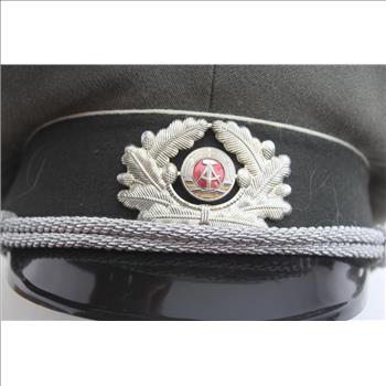 DDR STASI Man's Uniform Cap Umbrella Size 56 East German Visor