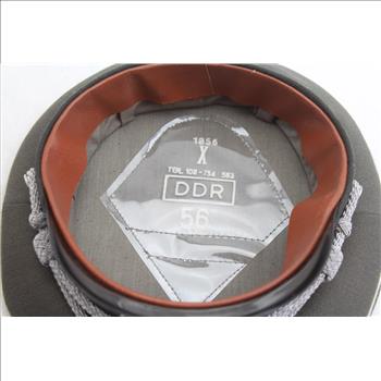 DDR STASI Man's Uniform Cap Umbrella Size 56 East German Visor