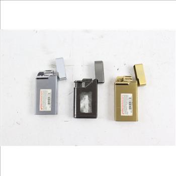 Decorative Butane Lighters, 3 Pieces