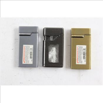 Decorative Butane Lighters, 3 Pieces