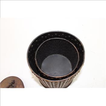 Decorative Metal Basket Set