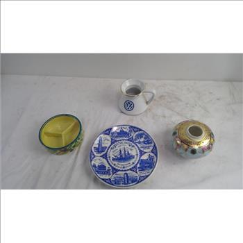 Decorative Plate, Trey, And More, 4 Pieces