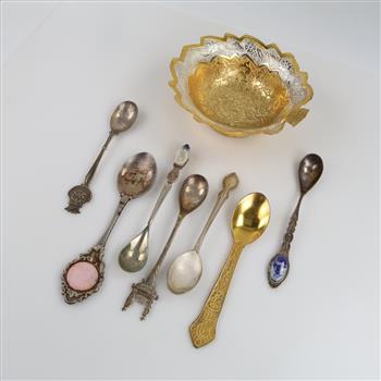 Decorative Tableware Includes Silver-plated, 8 Pieces