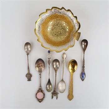 Decorative Tableware Includes Silver-plated, 8 Pieces