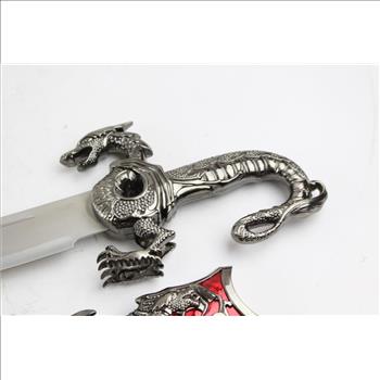 Defender Xtreme 8968 Fantasy Red Dragon Dagger And Scabbard