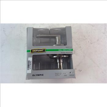 Defiant Hall And Closet Door Handle Set