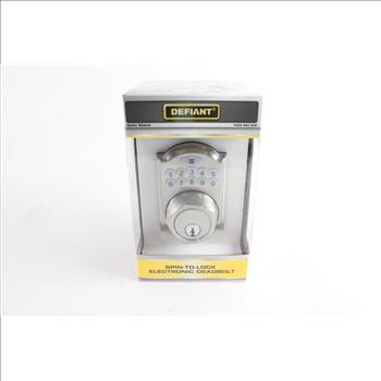 Defiant Spin-To-Lock Electronic Deadbolt
