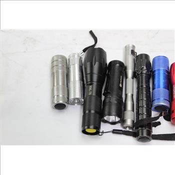 Defiant, Tactical, Utilitech+ More Assorted Flashlights 10 Pieces