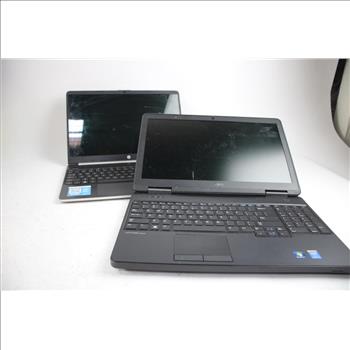 Dell And HP Laptops - 2 Laptops