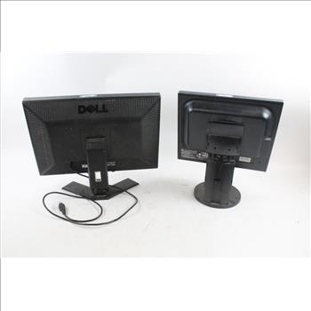 Dell And NEC Computer Monitors