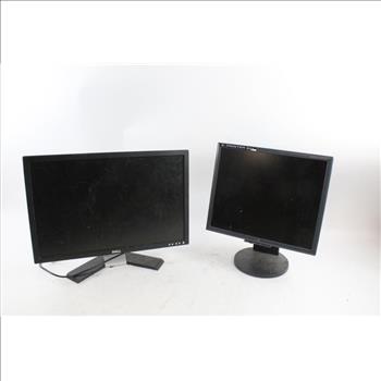 Dell And NEC Computer Monitors