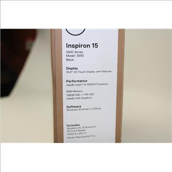 Dell Inspiron 15 3000 Series Laptop, New In Open Box