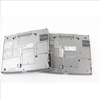 Dell Latitude D600 Laptop Notebooks, 2 Pieces
