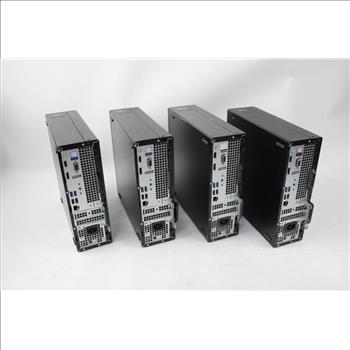 Dell OptiPlex 3080 Small Form Factor Desktop Computers, Lot Of 4