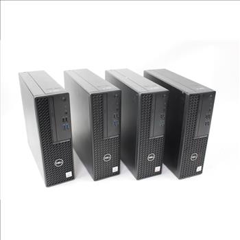 Dell OptiPlex 3080 Small Form Factor Desktop Computers, Lot Of 4