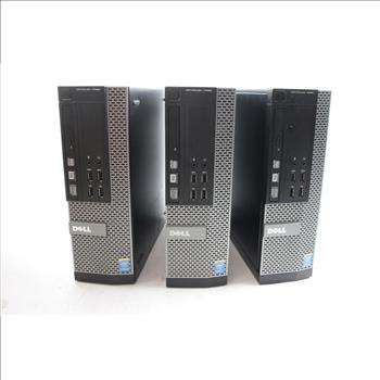 Dell OptiPlex 7020 Small Form Factor Desktop Computer Towers, Lot Of 3