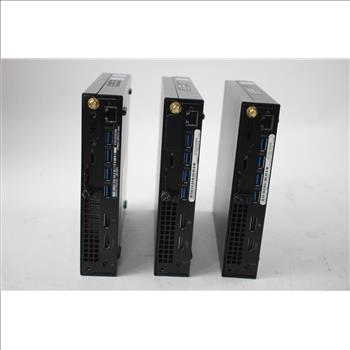Dell OptiPlex 7040 And 7050 Micro Form Factor Desktop Computers, Lot Of 3