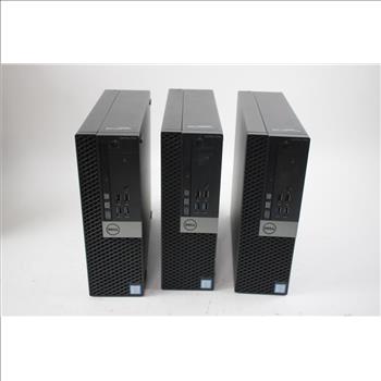 Dell OptiPlex 7040 Small Form Factor Desktop Computers, Lot Of 3 - SOLD FOR PARTS ONLY