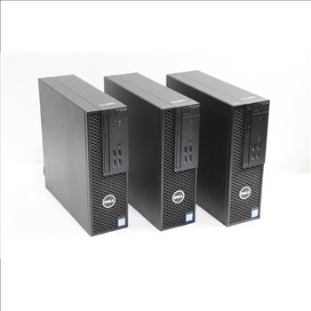 Dell Precision Tower 3420 Small Form Factor Desktop Computers, Lot Of 3 - SOLD FOR PARTS ONLY