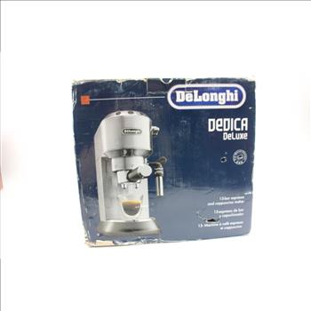 DeLonghi Dedica Deluxe 15 Bar Espresso And Cappuccino Maker, EC685