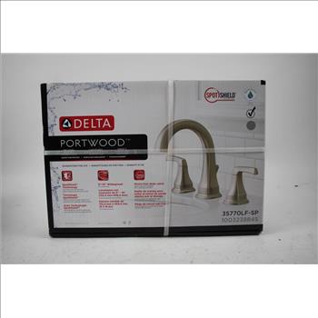 Delta Portwood 2-Handle Bathroom Faucet, 35770LF-SP 1003238845