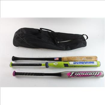 DeMarini, Typhoon & More Bats, 3 Pieces